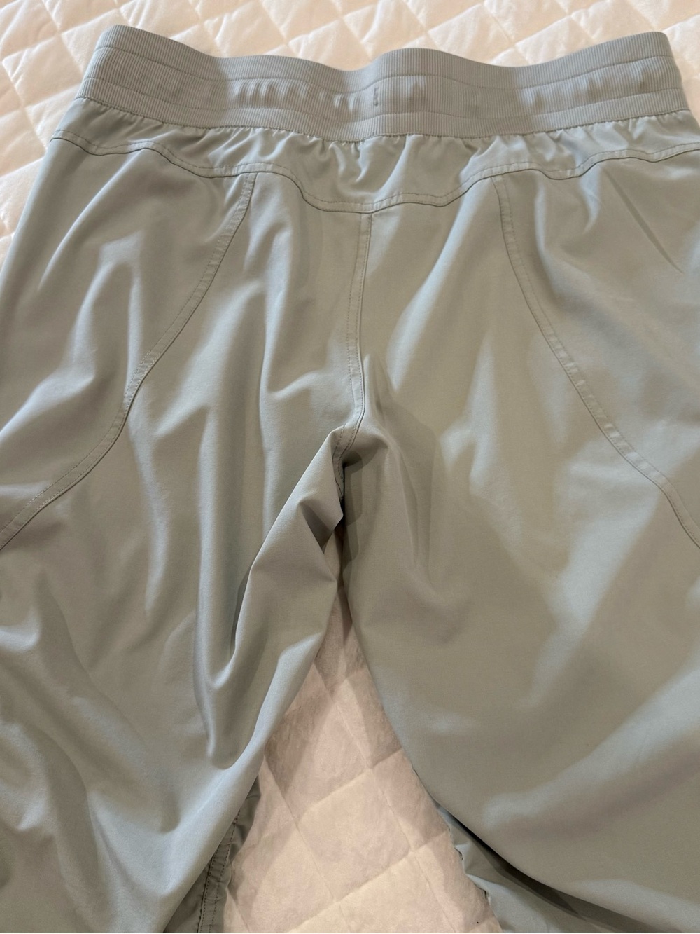 Kyodan Adventurous Ruched Woven Sage Green Hiking Pants Size Large - Picture 2 of 9
